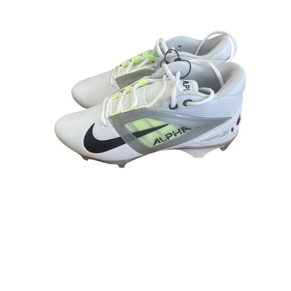 Nike Alpha Menace 4 Pro Men's Football Cleats White/Photon FD7037-100 Sz 9.5 - Picture 3 of 3